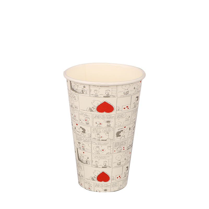 8oz Waterproof Single Wall Cawan kertas panas