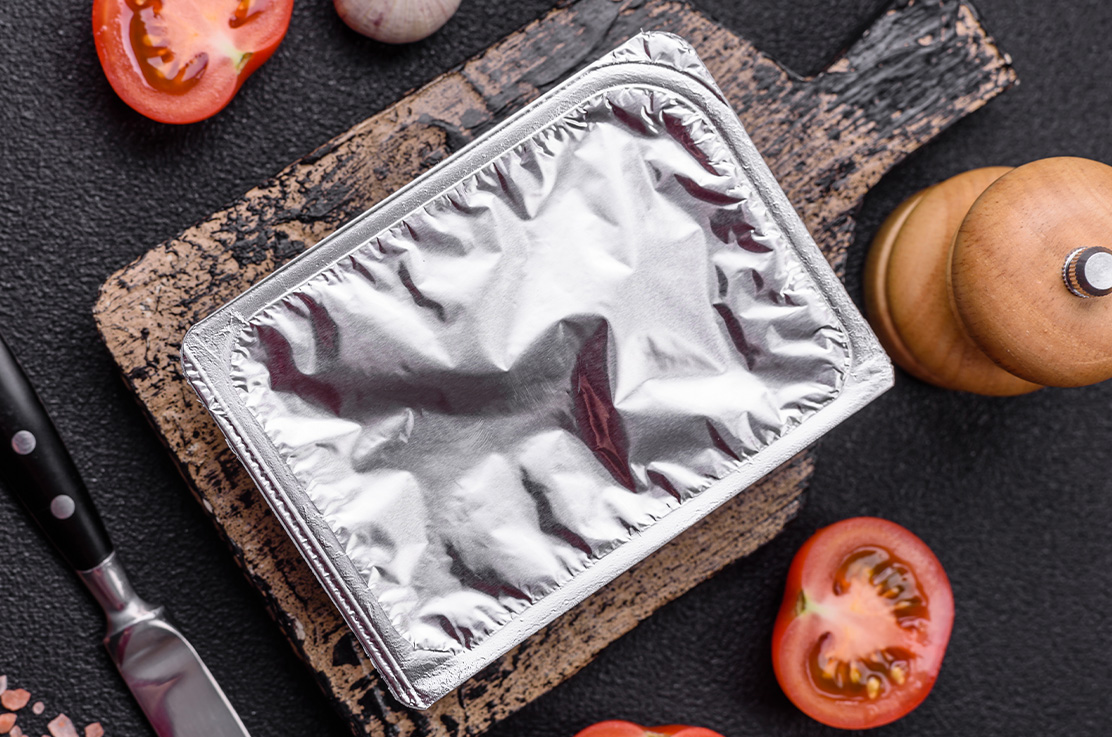 Kotak Makan Tengahari Kerajang Aluminium